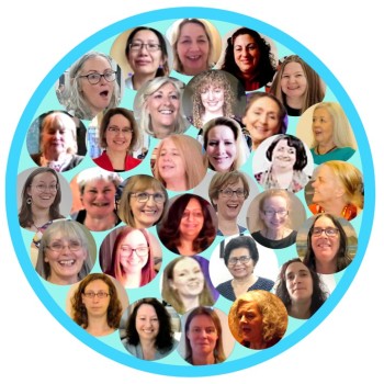 Collage of photos of ladies from Dynamic Meladies